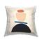 Stupell Industries Western Balanced Abstract Shapes Orange Blue Throw Pillow 18" x 18"
